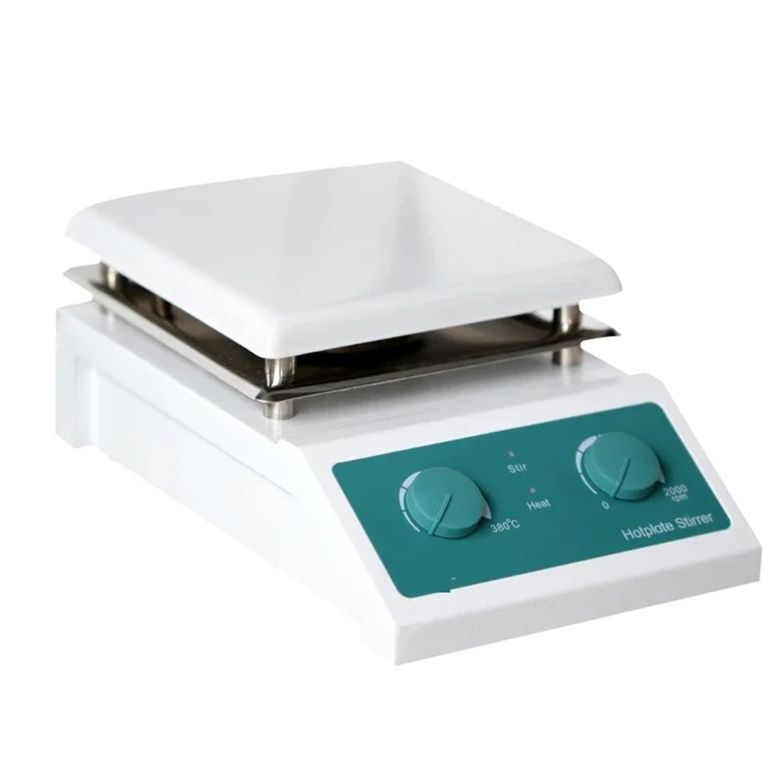 Zxzzas One Color Magnetic Stirrer, Ceramic Magnetic Stirrer With Hot Plate And 350 C Laboratory Heating Equipments