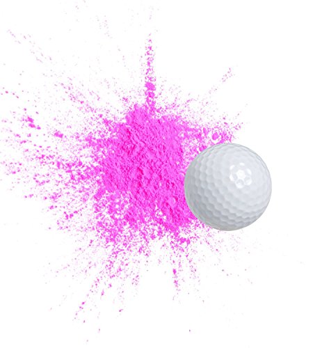 Exploding Trick Golf Balls + Gender Reveal Party Gag Gift for Golfers, Blue & Pink Exploding Golf Balls (2 Pink)
