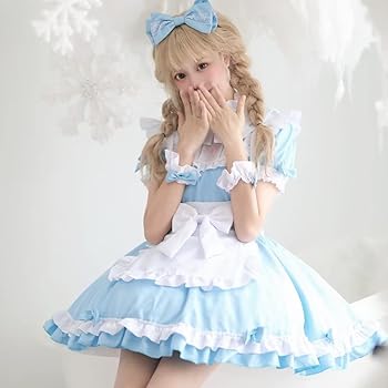 Amazon.co.jp: [Vasarhely] メイド服 コスプレ ロリータ ワンピース