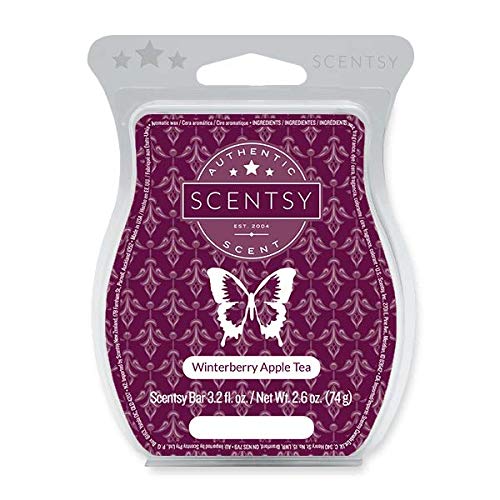 Scentsy Winterberry Apple cera para crear un ambiente invernal de salón