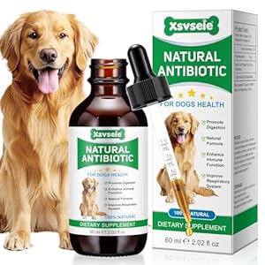 Xsvsele Natural Antibiotic für Hunde 60 ml