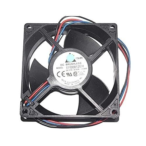 High-Performance EFB0812EH -F00R 12V 0.42A 3-Wire 80mm Chassis Cooling Fan