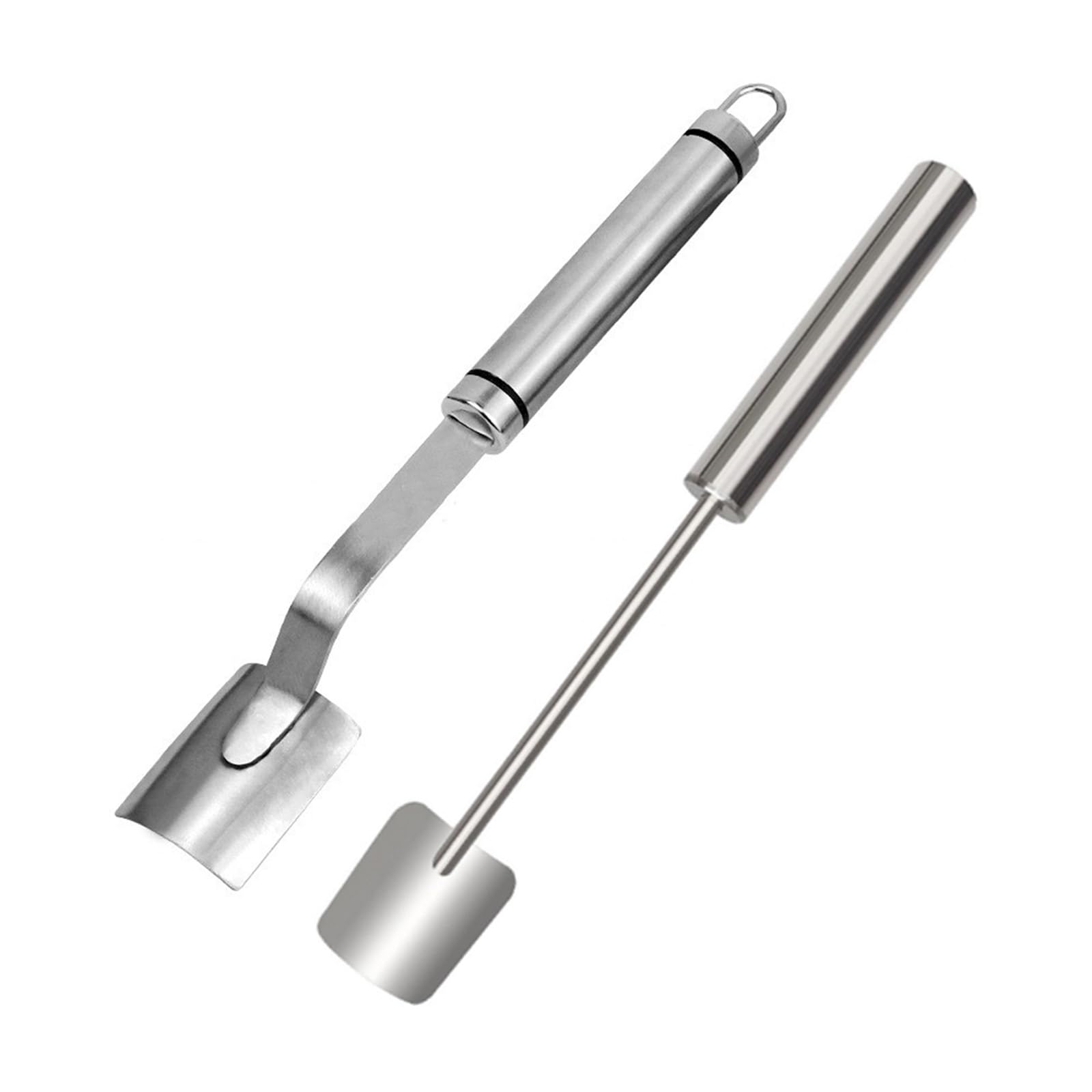 MALSSE 2Pcs Corn Cobs Peeler User Friendly Corn Kernel Peeling Device Practical Remover Kitchen Accessory for Lover Shucking Tool
