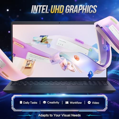 Image of Dell 15 Touchscreen Laptop for Business, Intel 10-Core i7-1355U Processor (up to 5.00 GHz), 15.6 inch 2K Anti-Glare FHD Display (1920 x1080), Copilot AI, 64 GB RAM, 2 TB SSD, Wi-Fi 6, Windows 11 Pro