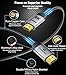 THANDBLE 8K HDMI Cable 6FT,48Gbps High Speed HDMI 2.1 Cables Braided Nylon Cord, 4K@144Hz/120Hz 8K@60Hz eARC HDR10 DTS:X HDCP 2.2 & 2.3 Compatible with PS5/Xbox/Blu-ray/TV/HDTV/Projector/Monitor