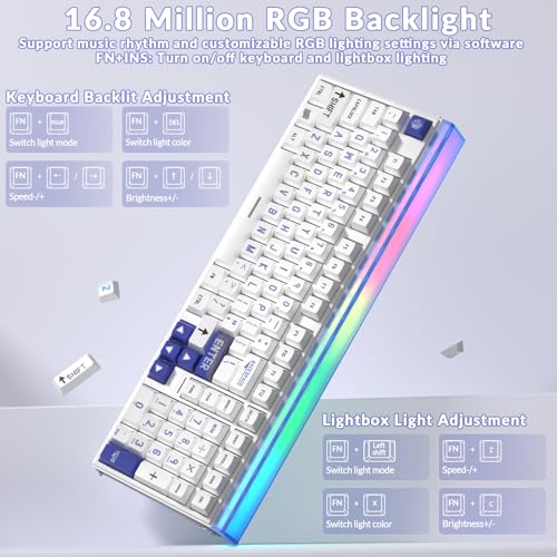 Image of Aula Hero 99 Wired Gaming Keyboard, Hall Effect Switch with Rapid Trigger