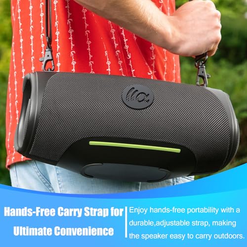 Image of TAZATA Bluetooth Speaker Wireless, 120W (Peak Loud Outdoor Speaker with Deep Bass Subwoofer, IPX7 Waterproof Floating Pool Speaker, RGB Lights, 11H Playtime, Multi-Sync 100+ for Party Camping Beach