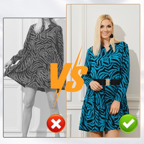 3 PCS Wide Stretchy Belt for Women Vintage Elastic Belts for Dresses Stretch Waist Belt with Golden Buckle Black Khaki Brown4