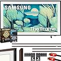 Samsung QN50LS03FA 50" The Frame QLED 4K AI TV (2025) Bundle with Modern Brown Bezel, CPS 26 Month Protection, Slim Flat Mount, 2X HDMI Cables & Deco Gear Complete Home Theater Beginner's Guidebook
