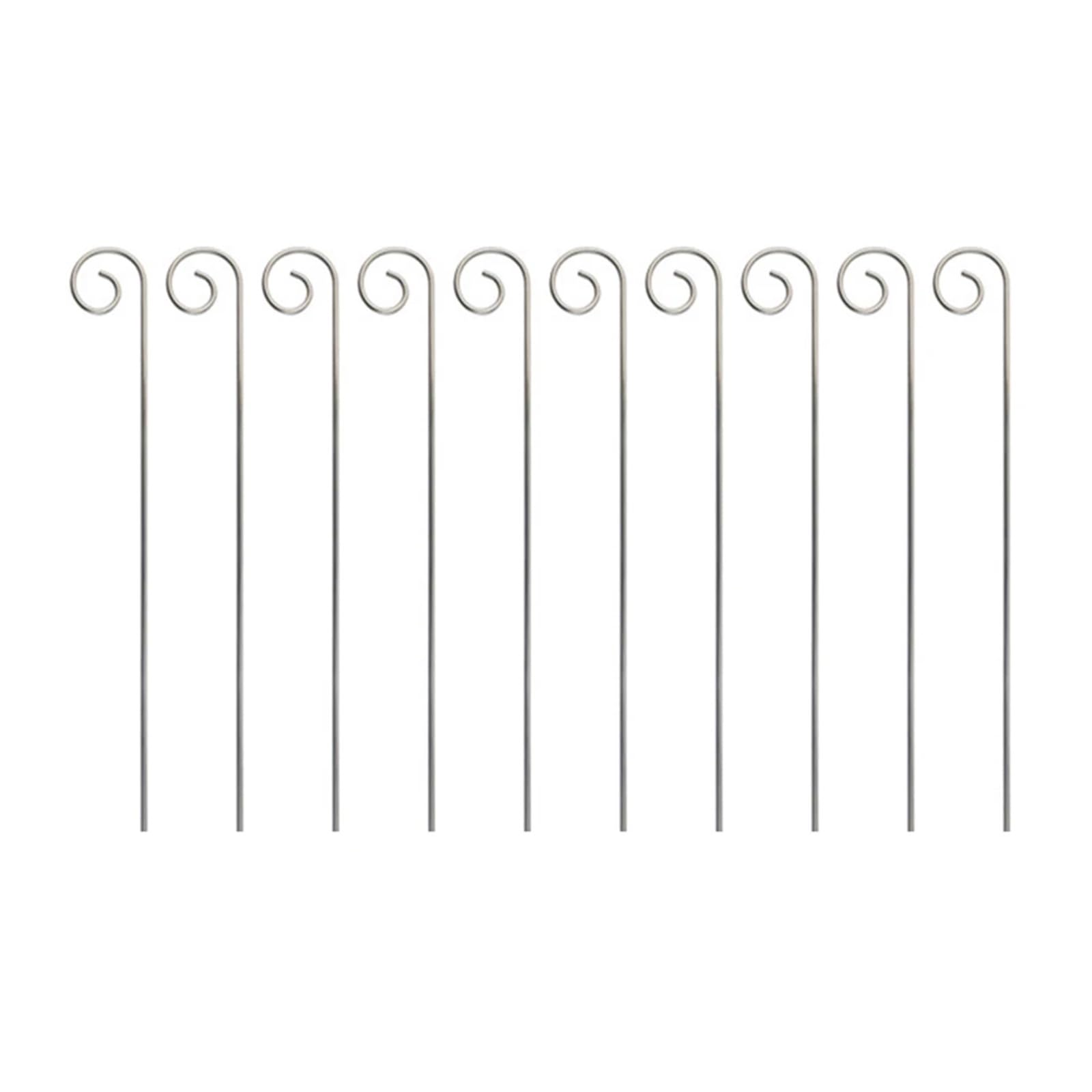 10 Pflanzenetiketten aus Metall, 30 cm, for den Garten