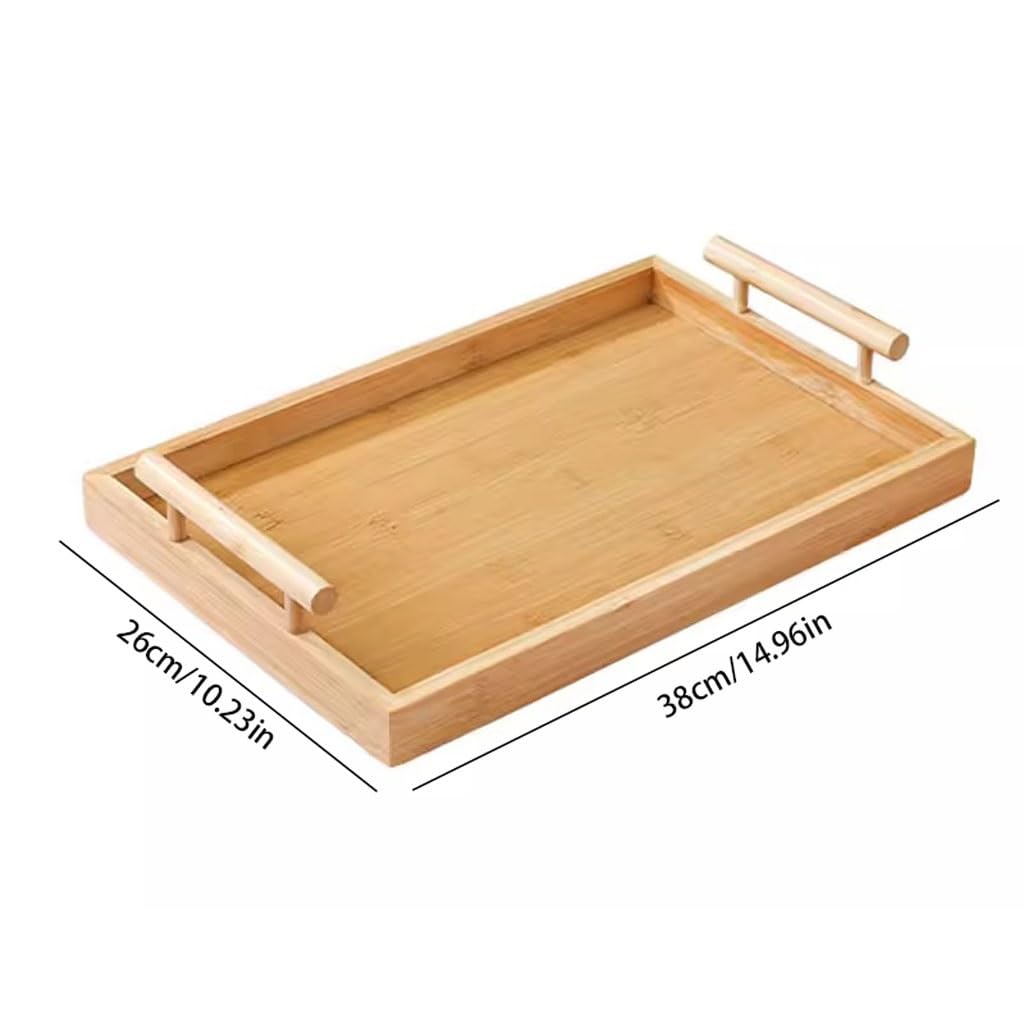 Bandejas Servir Comida Bandeja de té for el hogar Juego Accesorios for Restaurante Cafetería Servicio Comida Mesa Cama | B