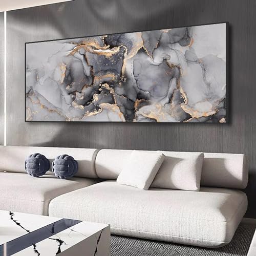 Affiches et impressions marbre noir or pour votre salon
