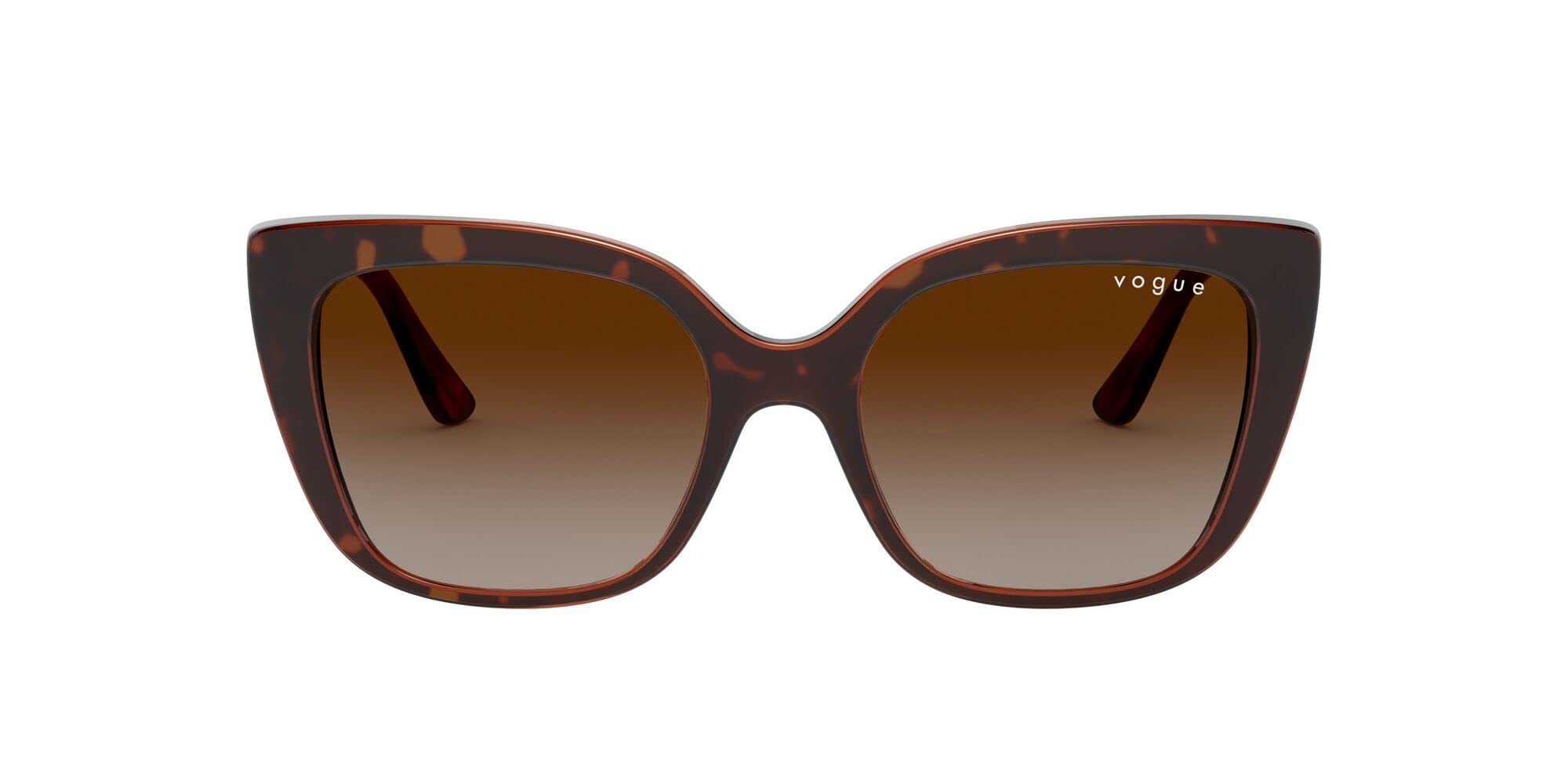 Eyewear Women's Vo5337s Square Sunglasses, Dark Havana, 53 mm