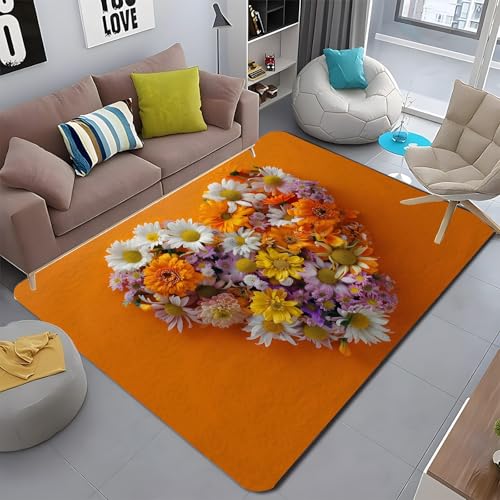 �J�[�y�b�g �I�����W�t�����[ ���O ����~ ���O�}�b �n�[�g �O�~ 60x90 ���O�p�b�h �ߕt �~���l�߃J�[�y�b�g �}�C�N���t�@�C�o�[ �h�� �t���[�����O�p�J�[�y�b�g �I�[���V�[�Y�� ���g�[�Ή� - PM4298