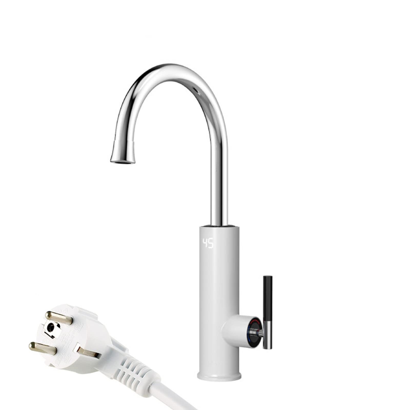 Rubinetti da Cucina, Rubinetto per lavello da Cucina per scaldabagno Elettrico, Rubinetto per scaldabagno istantaneo Girevole a 360 Gradi, Rubinetto per Riscaldamento rapido, Rubinetto da Cucina