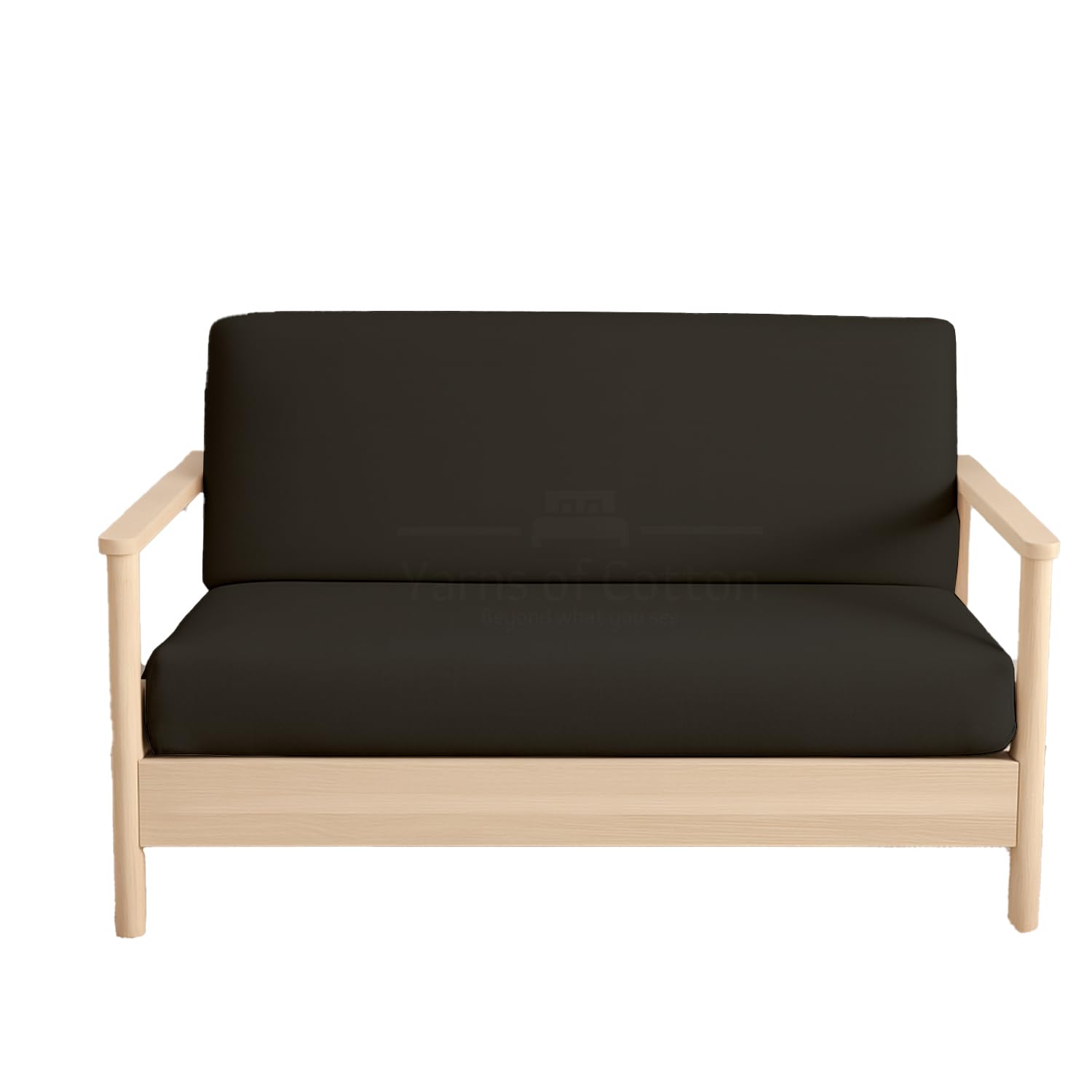 King Size Futon Covers - 100% Egyptian Cotton Futon Slipcovers Black