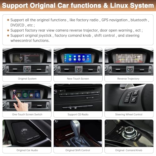Radio Android Auto 8.8 pulgadas para BMW Series 3 E90-E93 miniatura 5