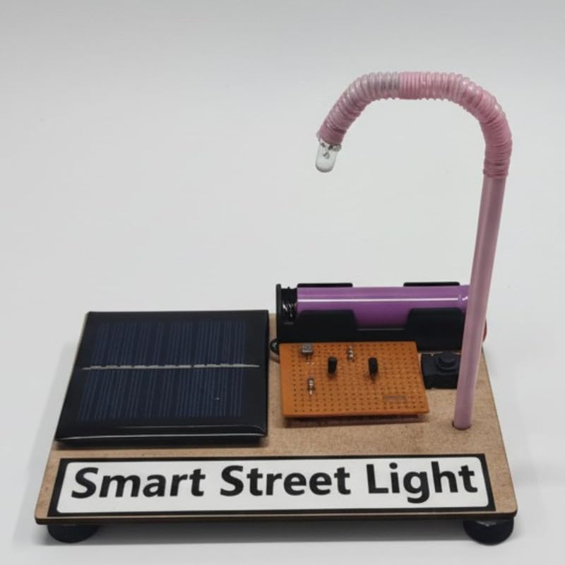 Automatic Smart Solar Panel Street Light Science Project Kit Work...