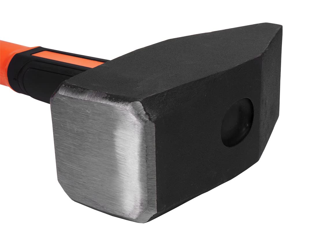 NEO TOOLS Martillo de carpintero, mango de fibra de vidrio, mango de goma ergonómico, vástago forjado, lijado, endurecido por inductivo, certificados GS y TÜV Rheinland, DIN 1193 (6 kg)