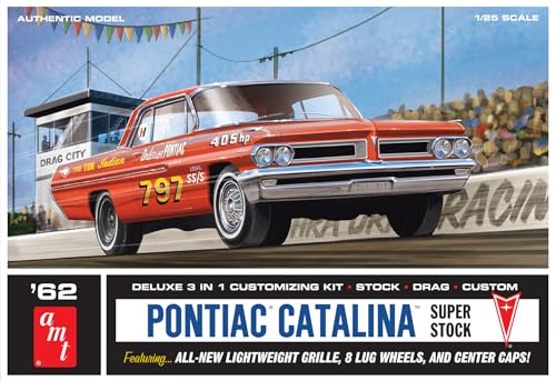 AMT 1962 Pontiac Catalina Super Stock 1:25 miniatura 5