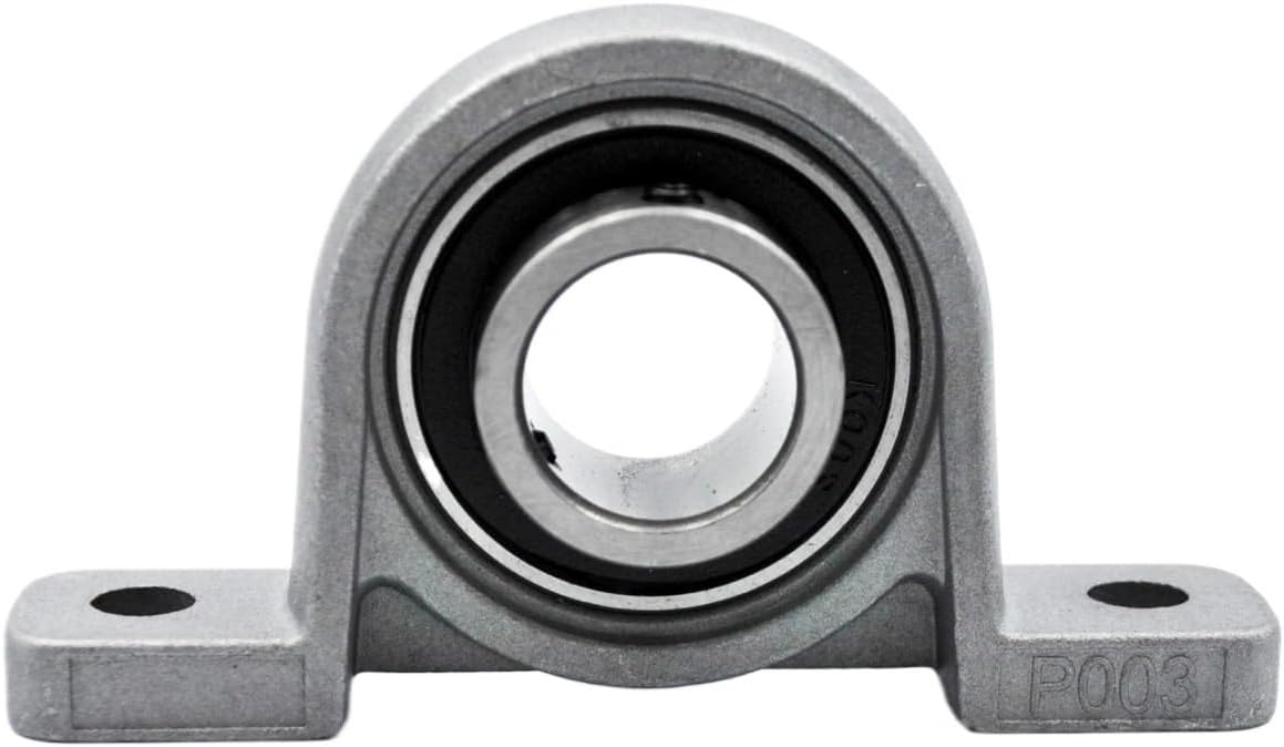 2pcs Pillow Block Bearing KP08 KP000 KP001 KP002 KP003 KFL 08 000 001 002 003 004 8mm 10mm 12mm 15mm 17mm 20mm Mounted Bearings(KFL08 8mm)