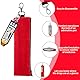 CYMNER 2 Stück Isolierte kleine Epipen-Tasche, medikamenten kühltasche,kleine mini kühltasche,gut sichtbare und auffällige EpiPen-Tasche im Notfall, rot,2 Stück.