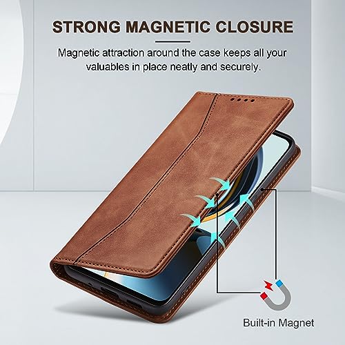 Image of Jasonyu Flip Wallet Case for OnePlus Nord N30 5G,Brown