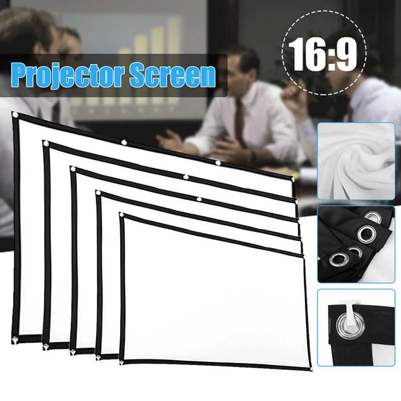 Pantalla de proyección plegable 150 pulgadas 16:9 portátil miniatura 4