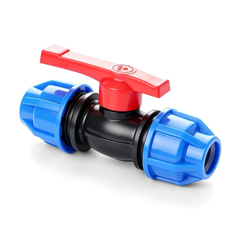 BroLuka Stop Tap Valve Connector, 20mm Compression Fit for Water Pipe