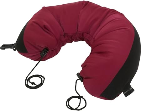 Samsonite Luggage 3 In 1 Microbead Neck Pillow, Wineberry, One Size
