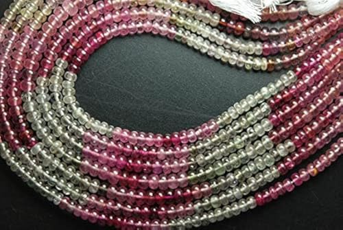 Saphir d'Umba perles naturelles rondelles 3.5mm pour création bijoux DIY