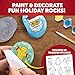Blue Marble Santa's Christmas Craft Kit for Kids - 15 Magical Christmas Crafts for Kids, Make Suncatchers, Paint Holiday Rocks, Make Magnetic Tile Art & More for Christmas Gifts, Craft Kits