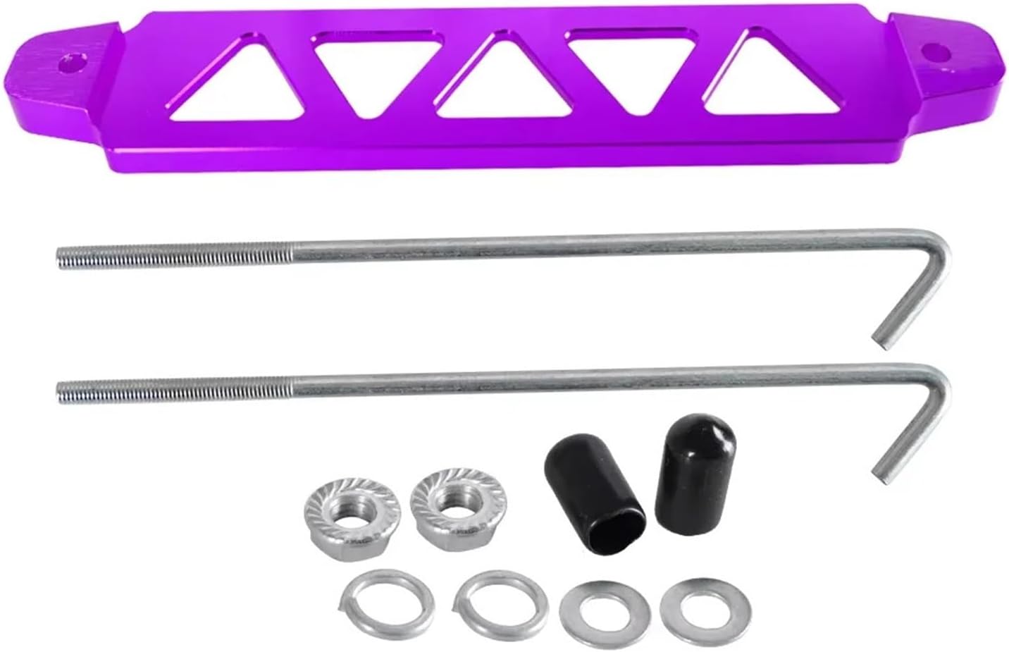 Fixed Bracket Universal Tie Down Bracket Fit for Subaru Fasten Brace Aluminum Bars Fit for Honda Fit for Civic EK EG Holder Down Universal(Purple)