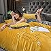 Produktbild Bedding-LZ bettbezug 200 x 220,Winter verdickt doppelseitigen Milch Samt verdickt warmen Baby Samt 4-teiliges Set Bettlaken Bettbezug Kissenbezug W_1,8 m Bett (4 Stück)
