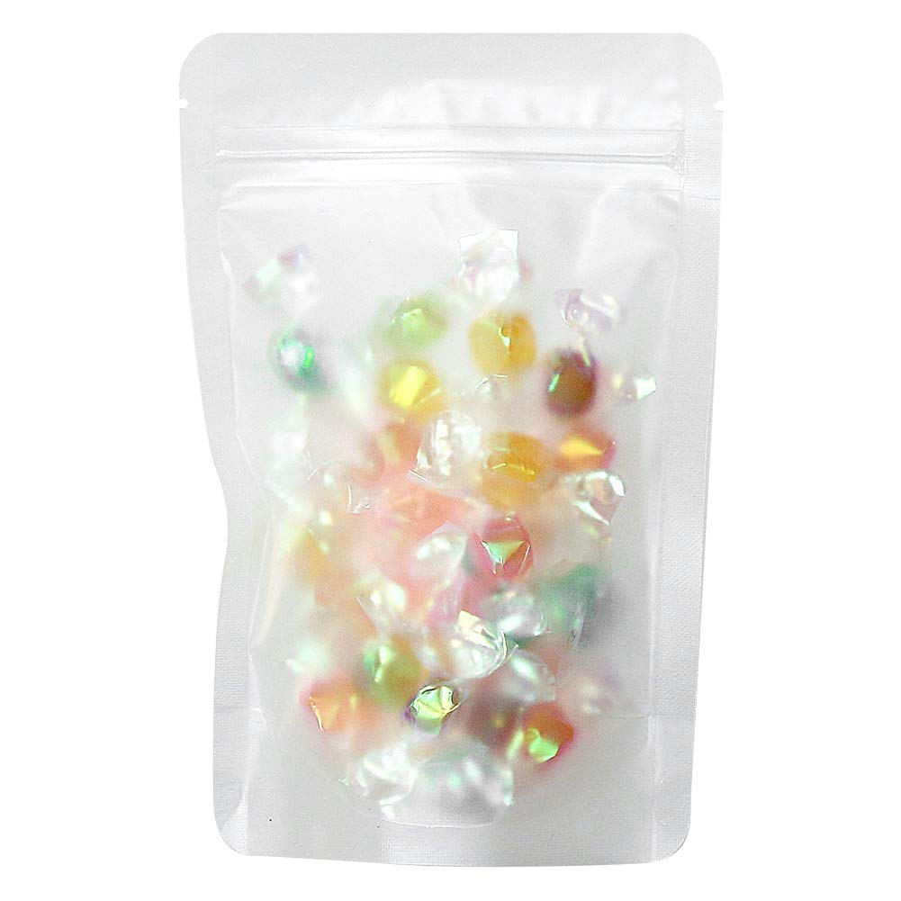 SumDirect 50pcs 11x17cm Matte Frosted Stand Up Food Bags Zipper Stand-up Reusable Sealing Food Pouches Snack Packing Bag with Tear Notch Thicken Heat sealable for Storing, Snack Tea and Drinking