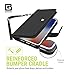 Gear Beast Flip Cover Dual Folio Case fits iPhone Xs/X Wallet Case Slim Protective Top Grain Leather Case 7 Slot Card Holder Including ID Holder 2 Inner Pockets Stand Feature Wristlet with RFID