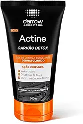 DARROW ACTINE CARVÃO DETOX GEL DE LIMPEZA ESFOLIANTE DERMATOLÓGICO