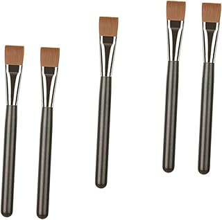 Beavorty 5pcs Flat Face Mask Brush Set Portab...