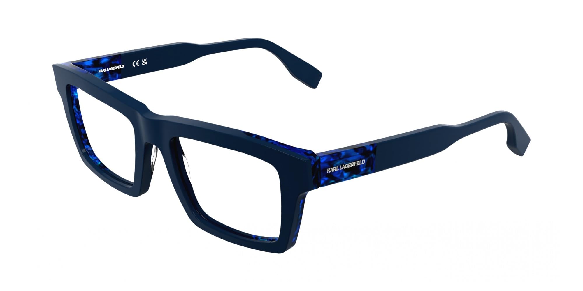 KARL LAGERFELD KL6218 434 BLUE/MARBLE BLUE 57/18/145 Herren Brillen