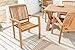 riess-ambiente.de Massiver Gartenstuhl Empire Teak Natur Teakholz stapelbar
