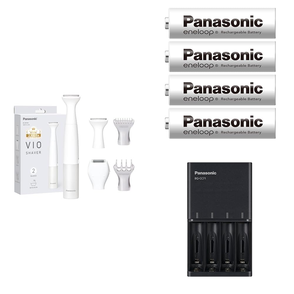 Amazon | 充電池+充電器セット パナソニック 除毛器 フェリエ VIO専用