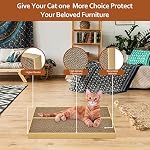 Splicing Cat Scratch Pad: Cat Scratchers for Indoor Cats and Kitten, 2 Pack Cat Scratching Pad, Cat Scratcher Cardboard, Scratching Pad, Premium Scratch from Cats, Double-Sided Design - Image 4
