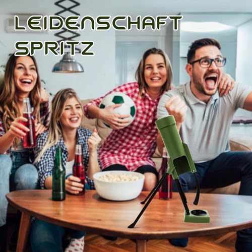 Yooyan Bierflaschenöffner im Mörser-Design, Automatischer Kronkorkenauswurf, 51mm Freihändiger Flaschenöffner, Lustiger Bieröffner für Hausbar, Party & Männergeschenk (Grün)