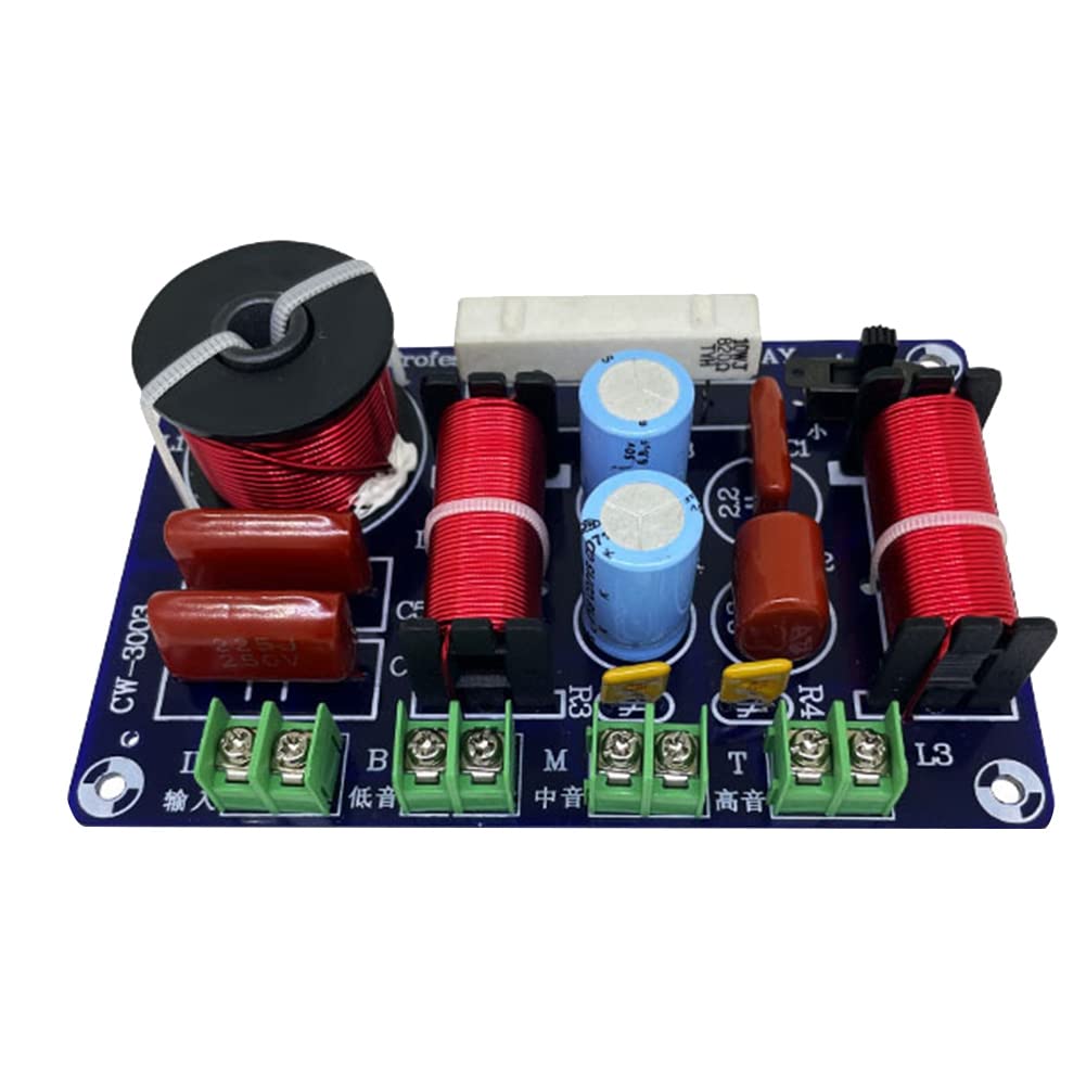 3 Voies HiFi Haut-Parleur Diviseur de FréQuence HiFi Crossover Filtre Distributeur Bricolage Ktv ScèNe Voiture Audio Woofer Haut-Parleur Filtre