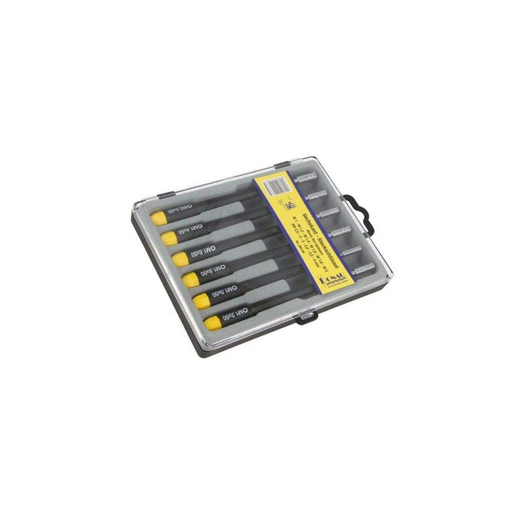 Tournevis pour vis foirées DONAU 280-66 embout six pans stable 6 pcs