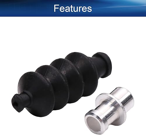 Miniatura 3 de Heyiarbeit 1.260 in RC barco impermeable empuje Rod sello de goma fuelle con montaje de aluminio para barco RC 2 juegos