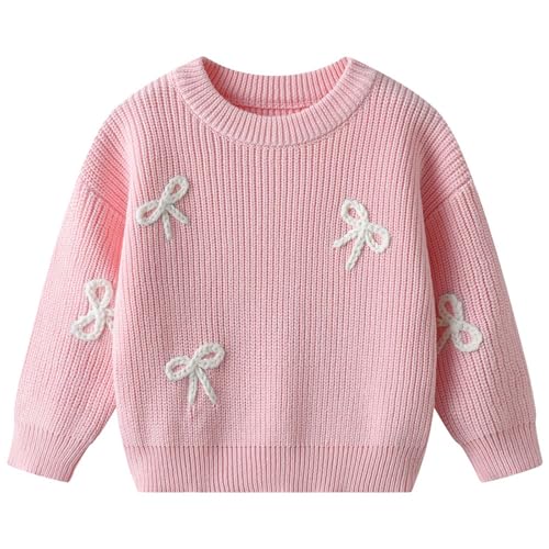 Pull hiver tricot bébé brodé main chaud et doux vêtement enfant