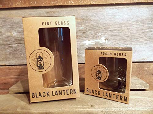 Pint Glasses By Black Lantern – Handmade Craft Beer Glasses And Bar Glassware – Fish And Forest Design (Set Of Two 16Oz. Glasses) #TOP6