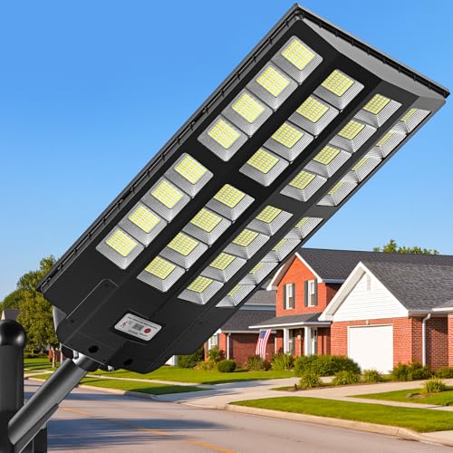 OKPRO 8000W Solar Lights Outdoor, 7000K Solar...