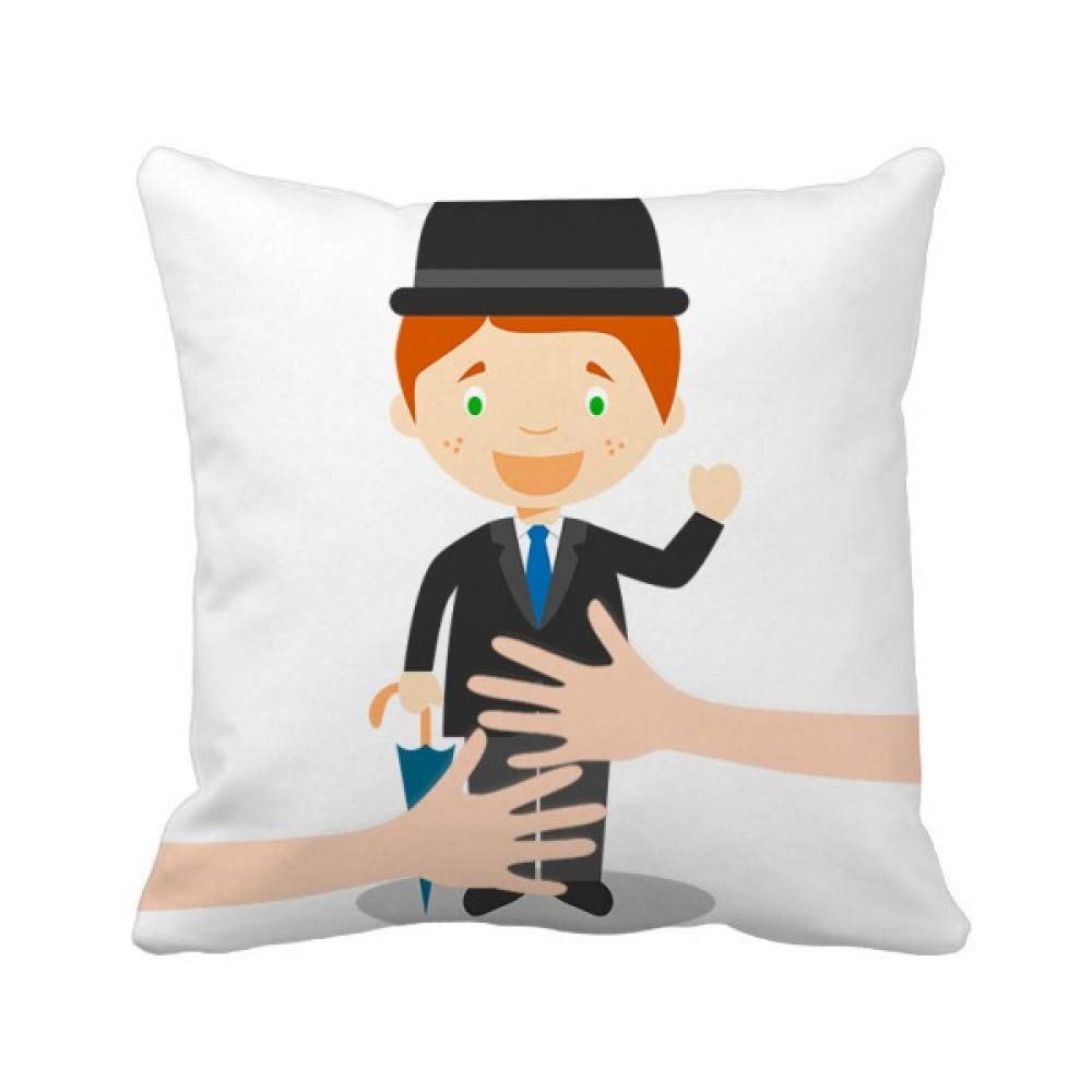 Coussin de couvrir Angleterre cartoon pour décorer votre salon